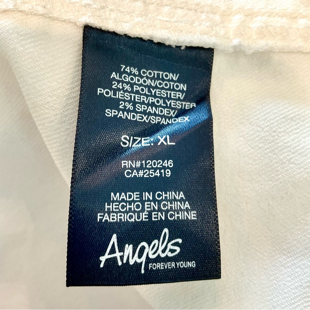 Angels White Denim Jacket - Picture 9 of 10